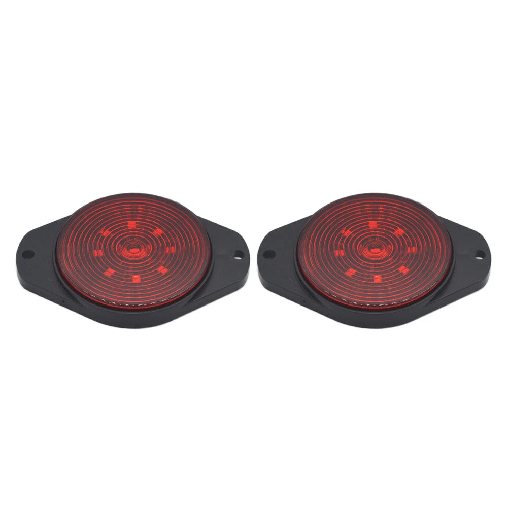 Round 9 LED Side Marker Lights for Car, Bus, Truck, Trailer