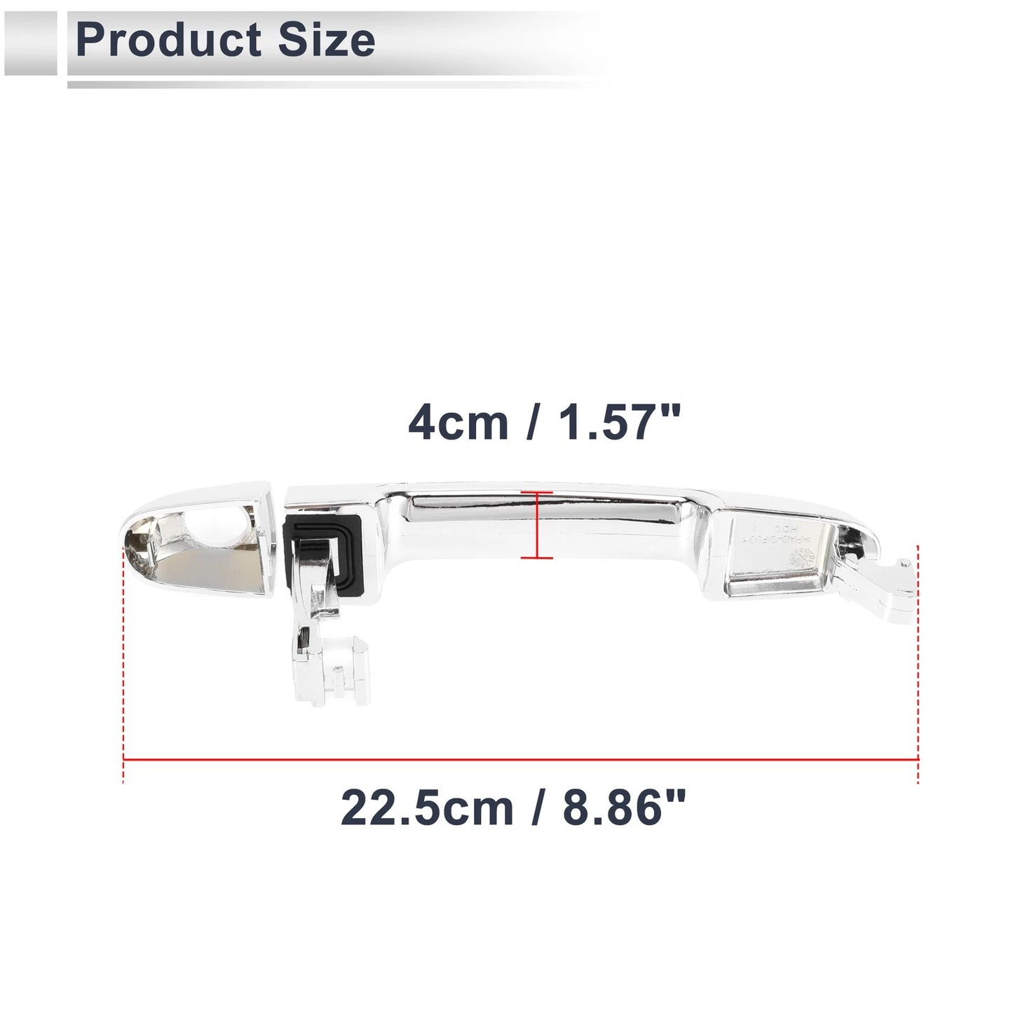 Front Left Exterior Door Handle for Hyundai Elantra (2007-2012)