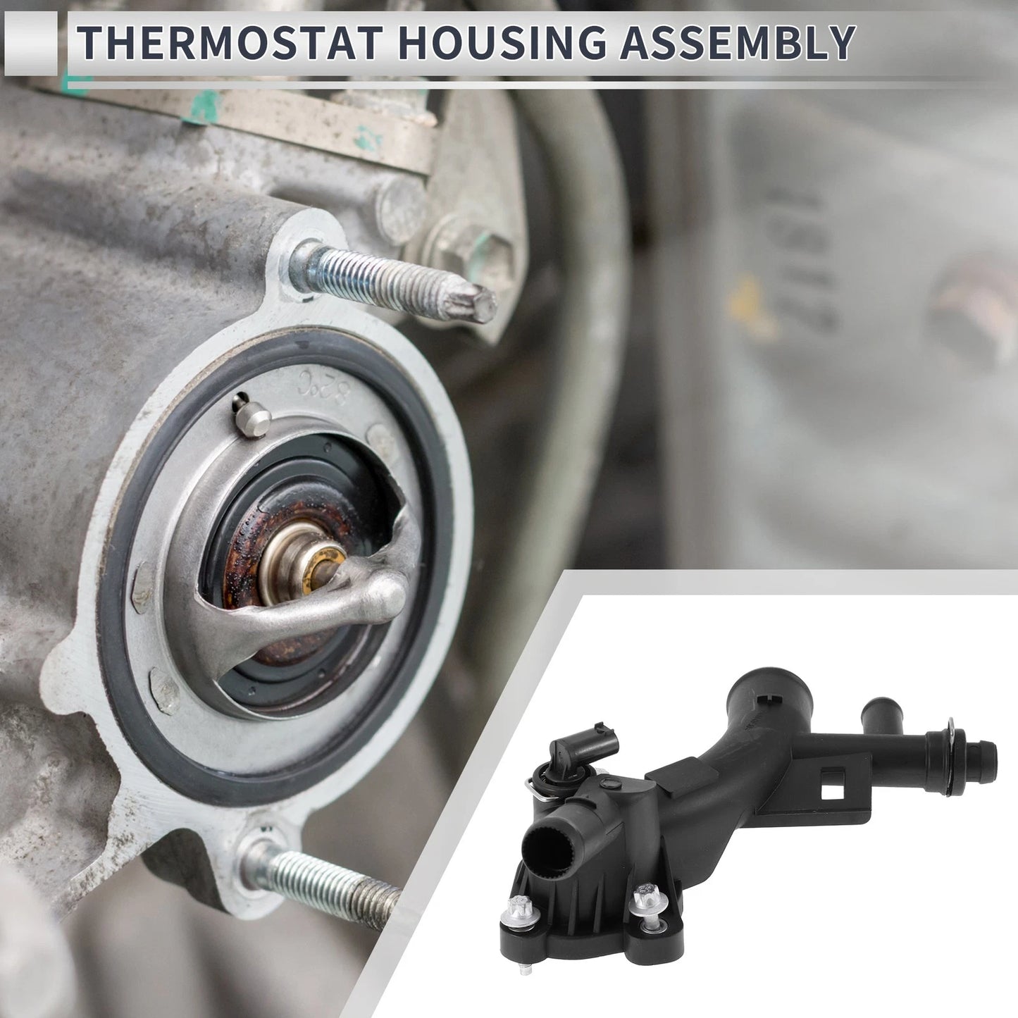 Engine Coolant Thermostat Housing Assembly for Buick Encore (2013–2021)