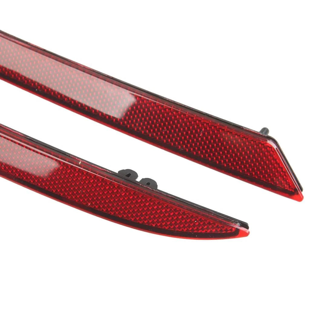 2 x Red Lens Rear Bumper Marker Reflectors for Ford Mustang (2018-2020)
