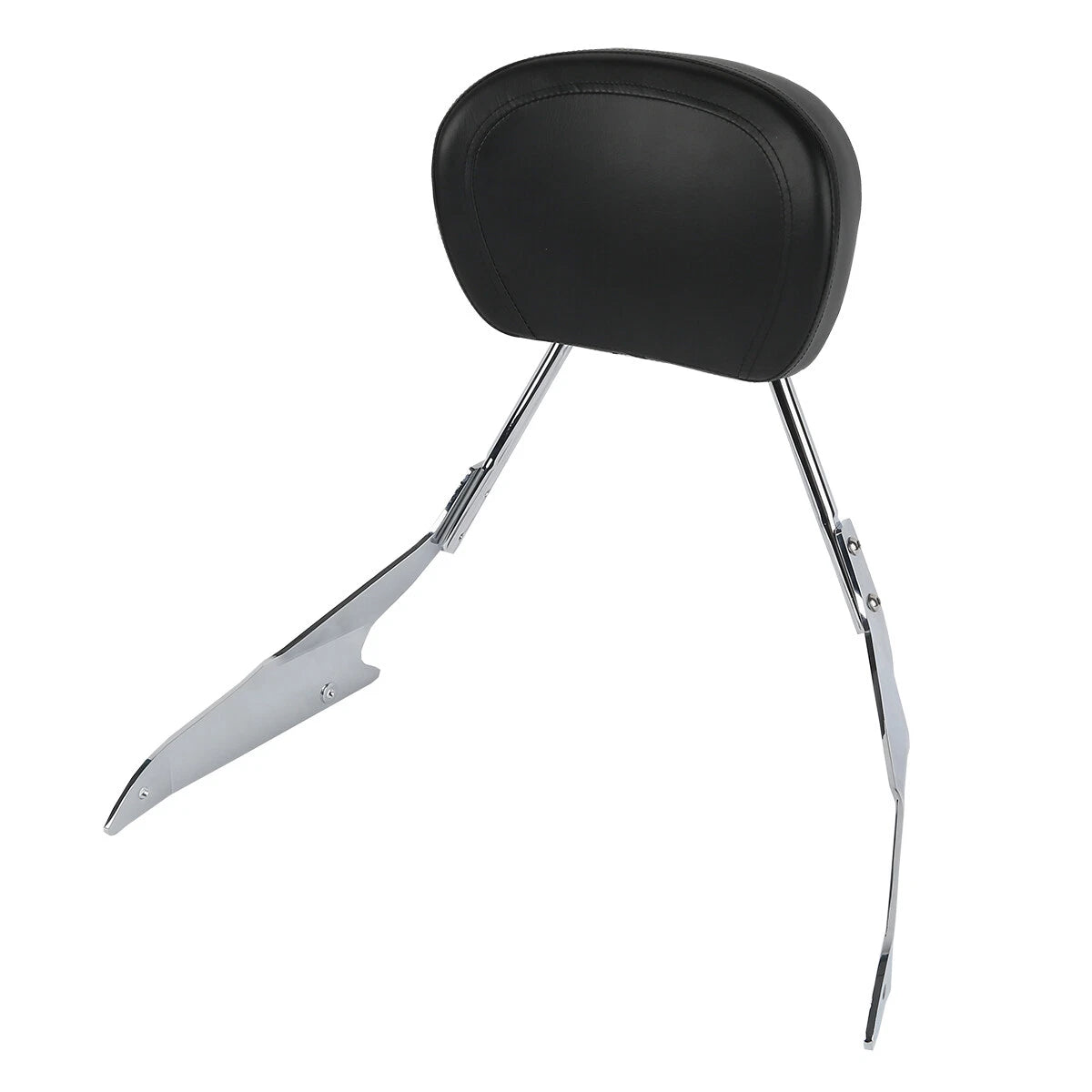 Black/Chrome Sissy Bar Backrest Pad for Suzuki Boulevard M109RZ (2006 - 2023)