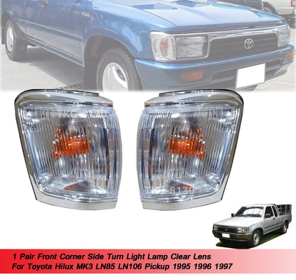 Clear Lens Front Corner Light for Toyota Hilux MK3 LN85 (1995-1997)