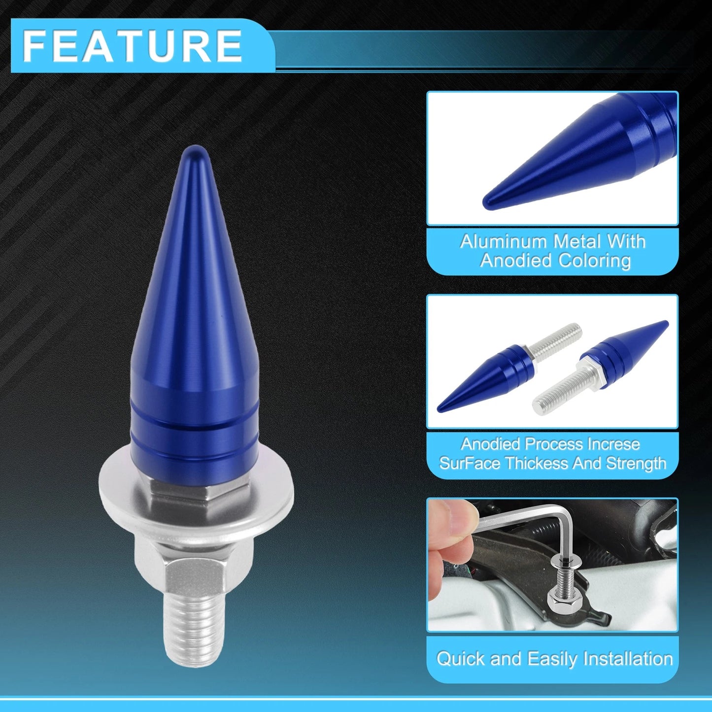 License Plate Screws Cover / 5.4 cm / Universal Motorcycle M6