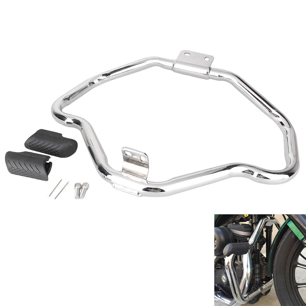 Black Crash Bars Protector for Harley Davidson Sportster XL883 (2004-2016)