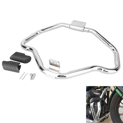 Black Crash Bars Protector for Harley Davidson Sportster XL883 (2004-2016)