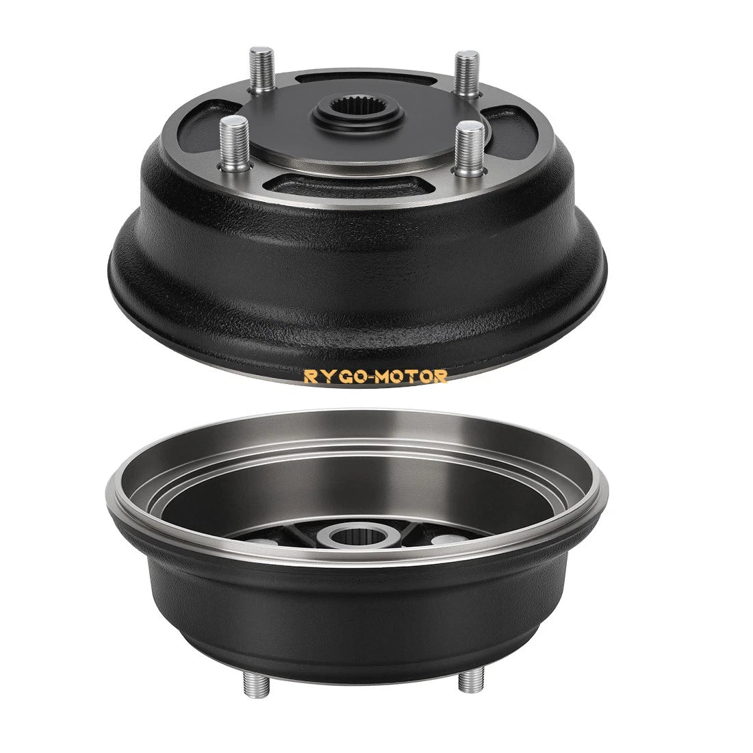2 x Rear Brake Drums for Kawasaki Mule 2510 3000 3010 3020 4000 4010