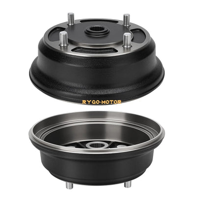 2 x Rear Brake Drums for Kawasaki Mule 2510 3000 3010 3020 4000 4010