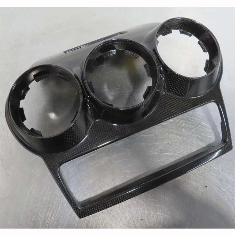 Real Carbon Fiber Central AC Vent Outlet Cover Replace For Ferrari F430 2005-09