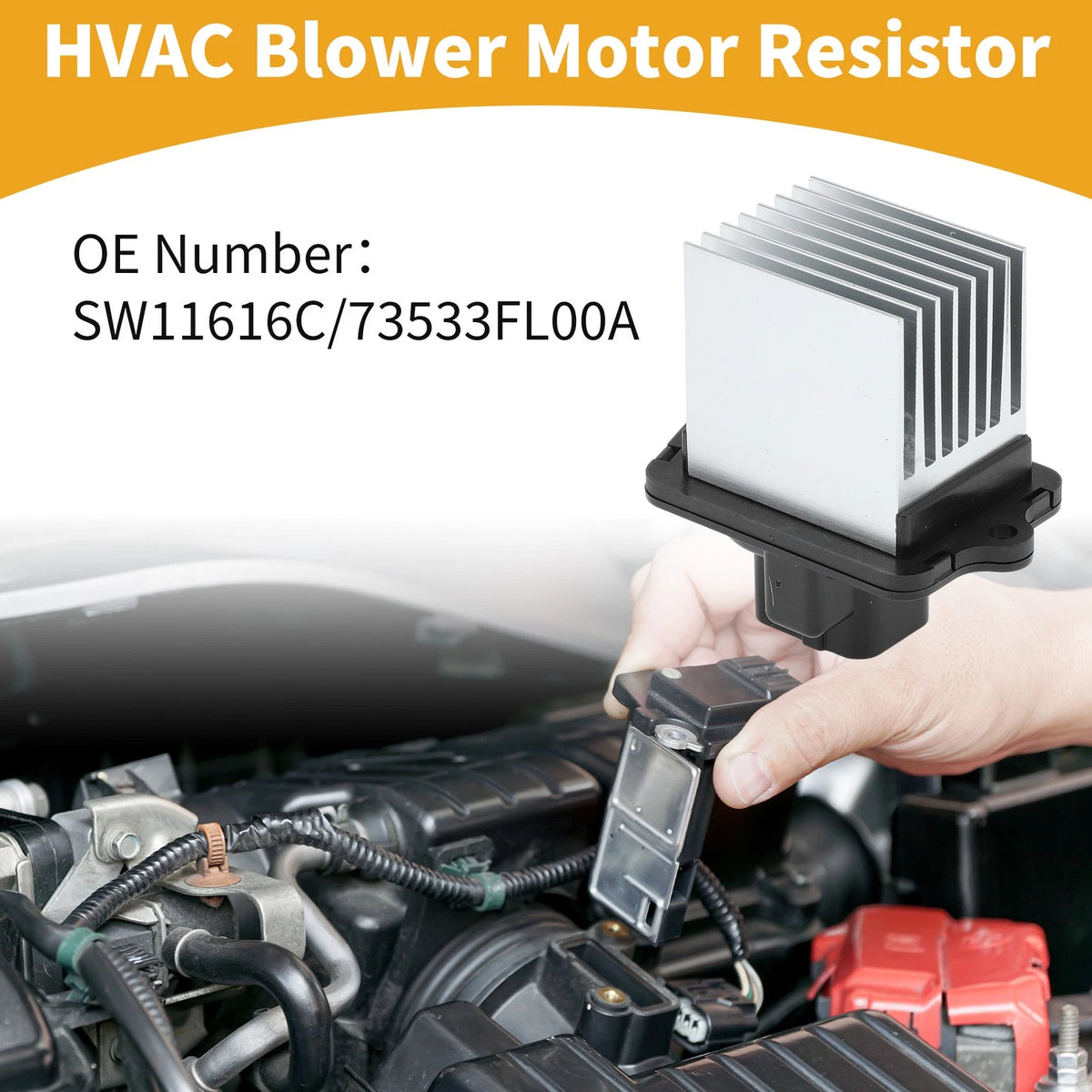 Blower Motor Resistor for HVAC Nissan (SW11616C/73533FL00A)