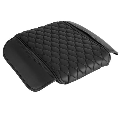 PU Leather Armrest Box Cover for Car Center Console - Cushion Pad Protector
