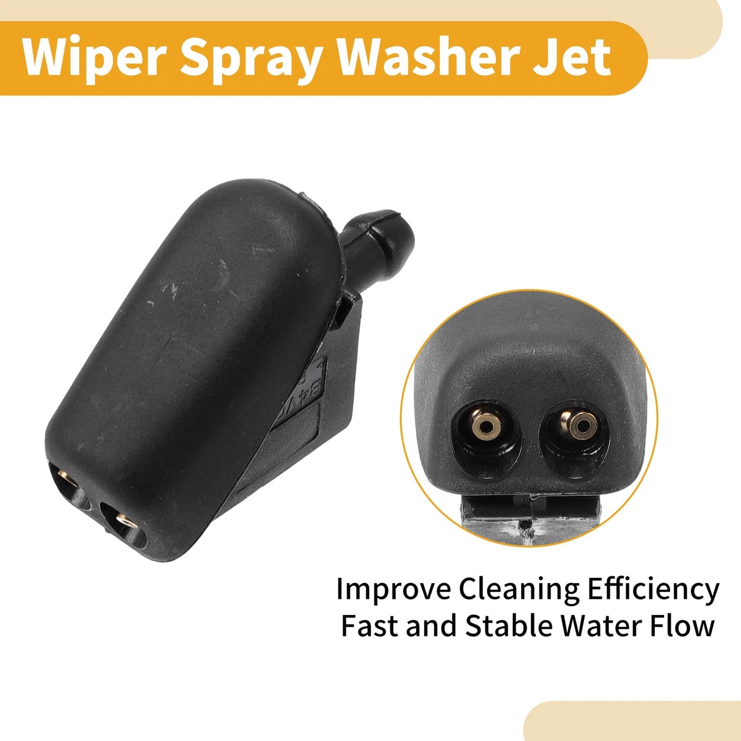 Windshield Washer Nozzle Kit  for Ford Fiesta (2001-2007)