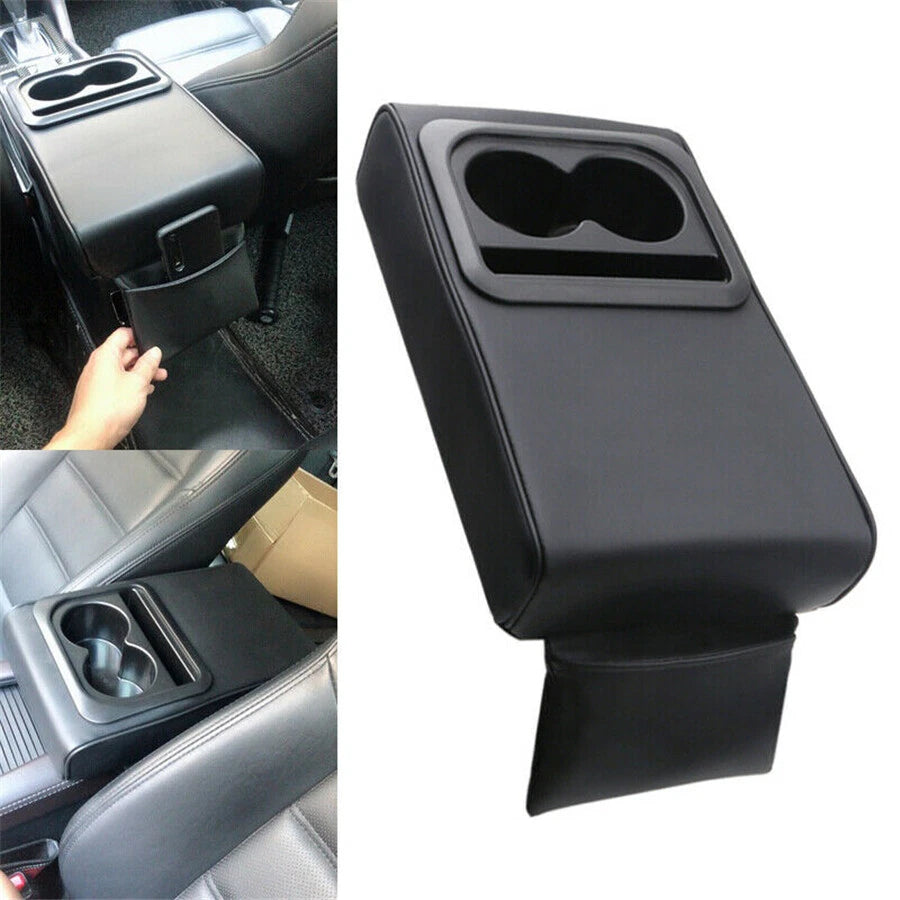 Universal Armrest Cushion Cover for Car Center Console Box Pad Cup Holder x1