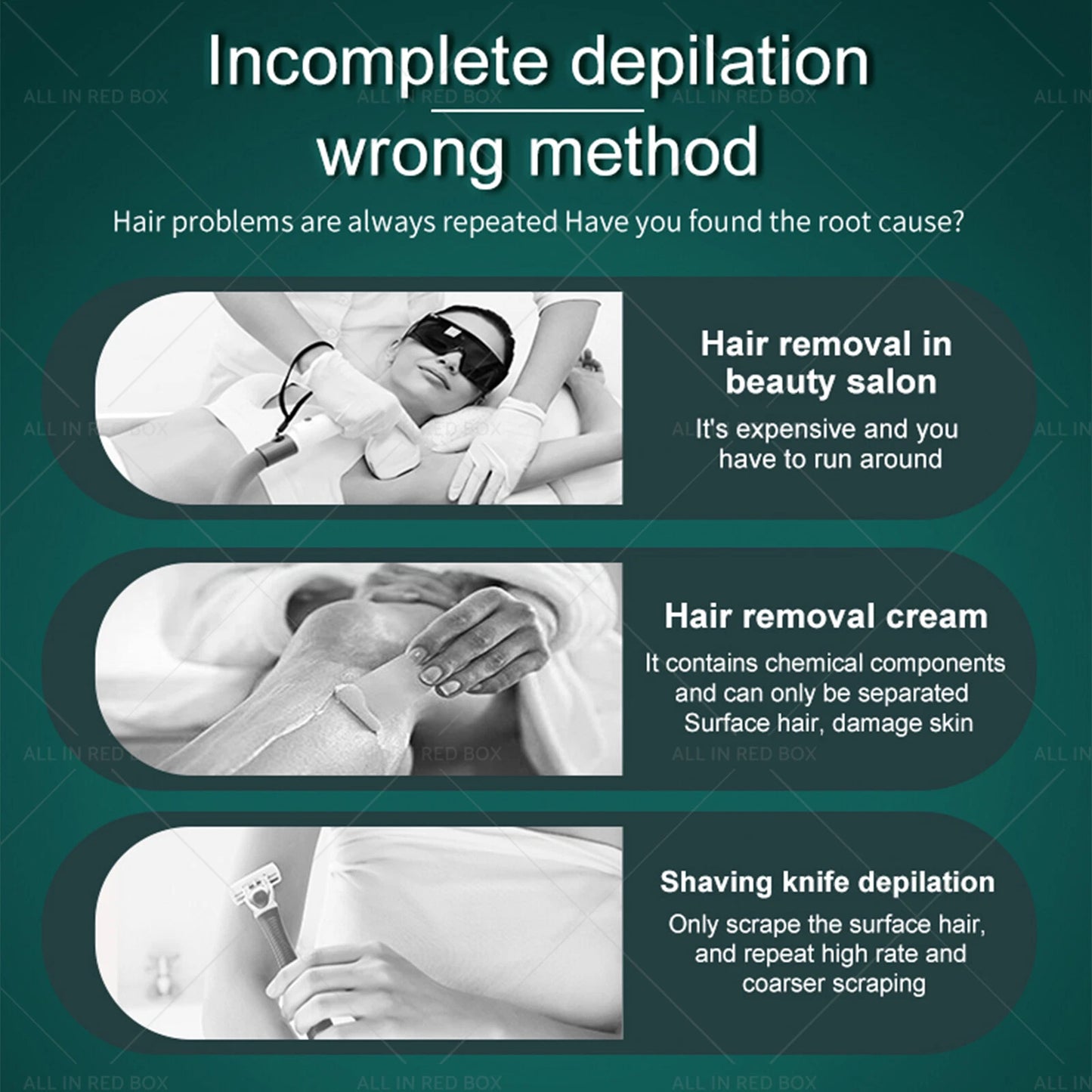 IPL Laser Hair Remover for Body - 5 Energy Levels, 2 Modes