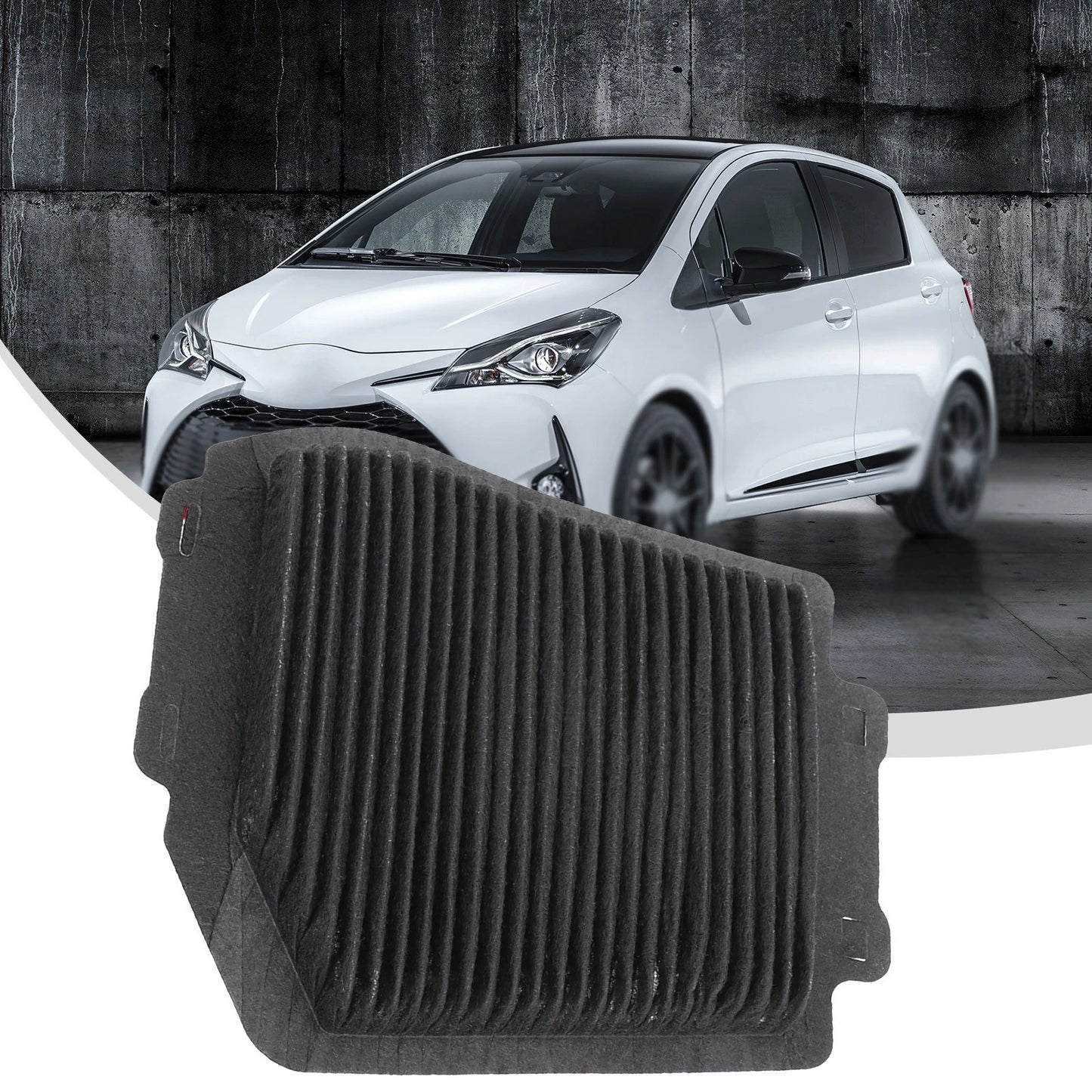 Black / Battery Air Intake Filter for Toyota Yaris