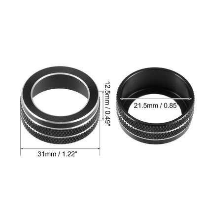 Car Air Conditioner Switch Knob Covers for Toyota Yaris (2010-2017)