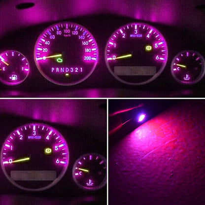 20 x Pink T5/T4.7 Neo Wedge LED Dashboard Light Bulbs