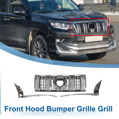 Front Upper Bumper Grille for Toyota Land Cruiser Prado (2017-2020)