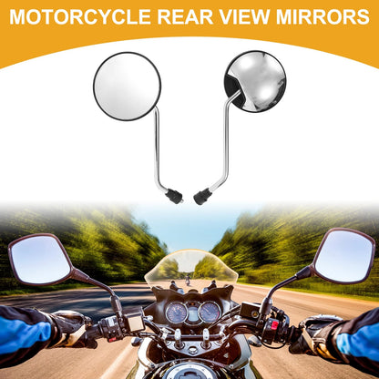 Rear View Mirrors / Pair for M8 Motorcycle
