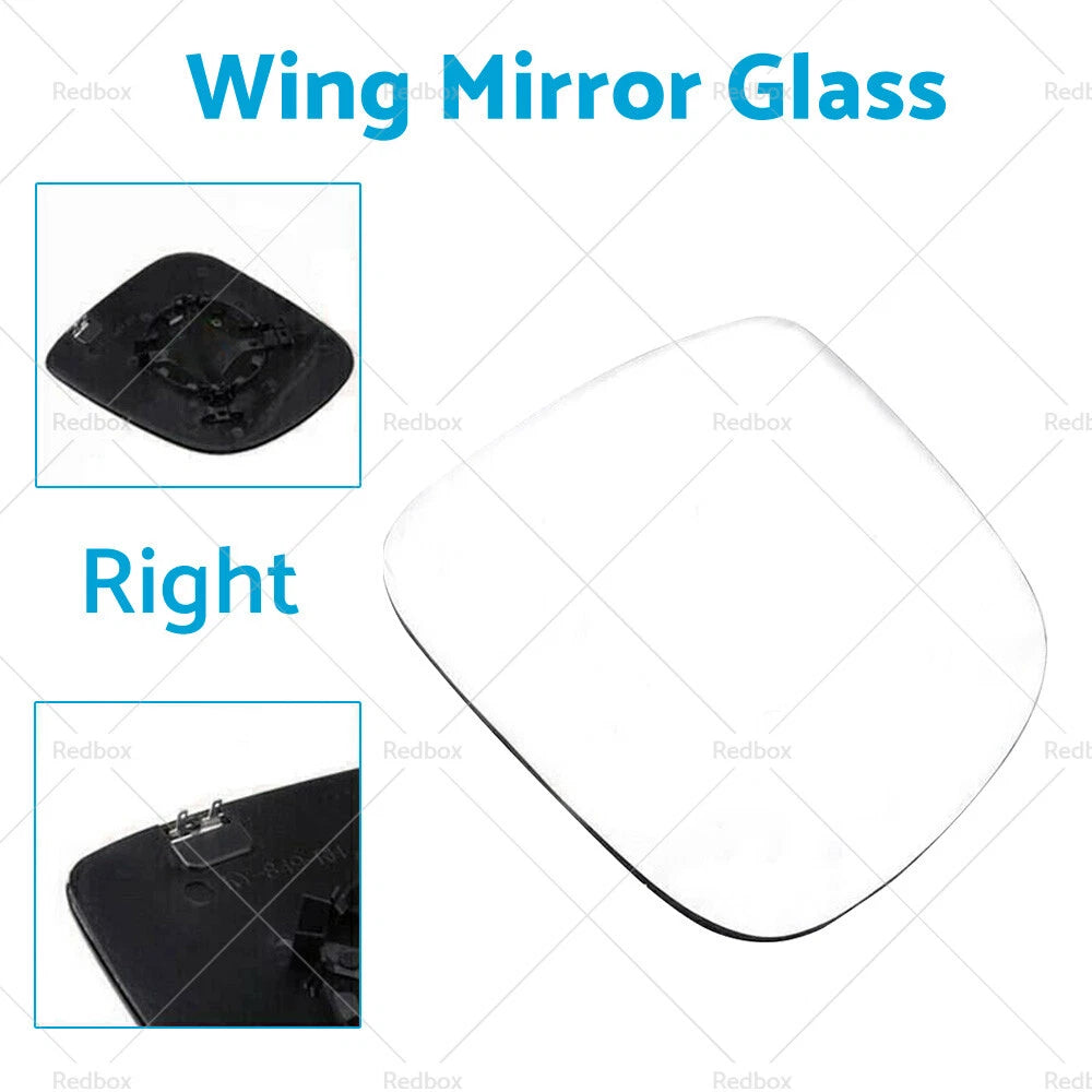Heated Convex Right Side Mirror Glass for VW Amarok (2010-2018)