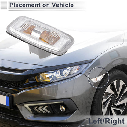 Left/Right Side Marker Light Cover for Nissan M35 (2006-2007)