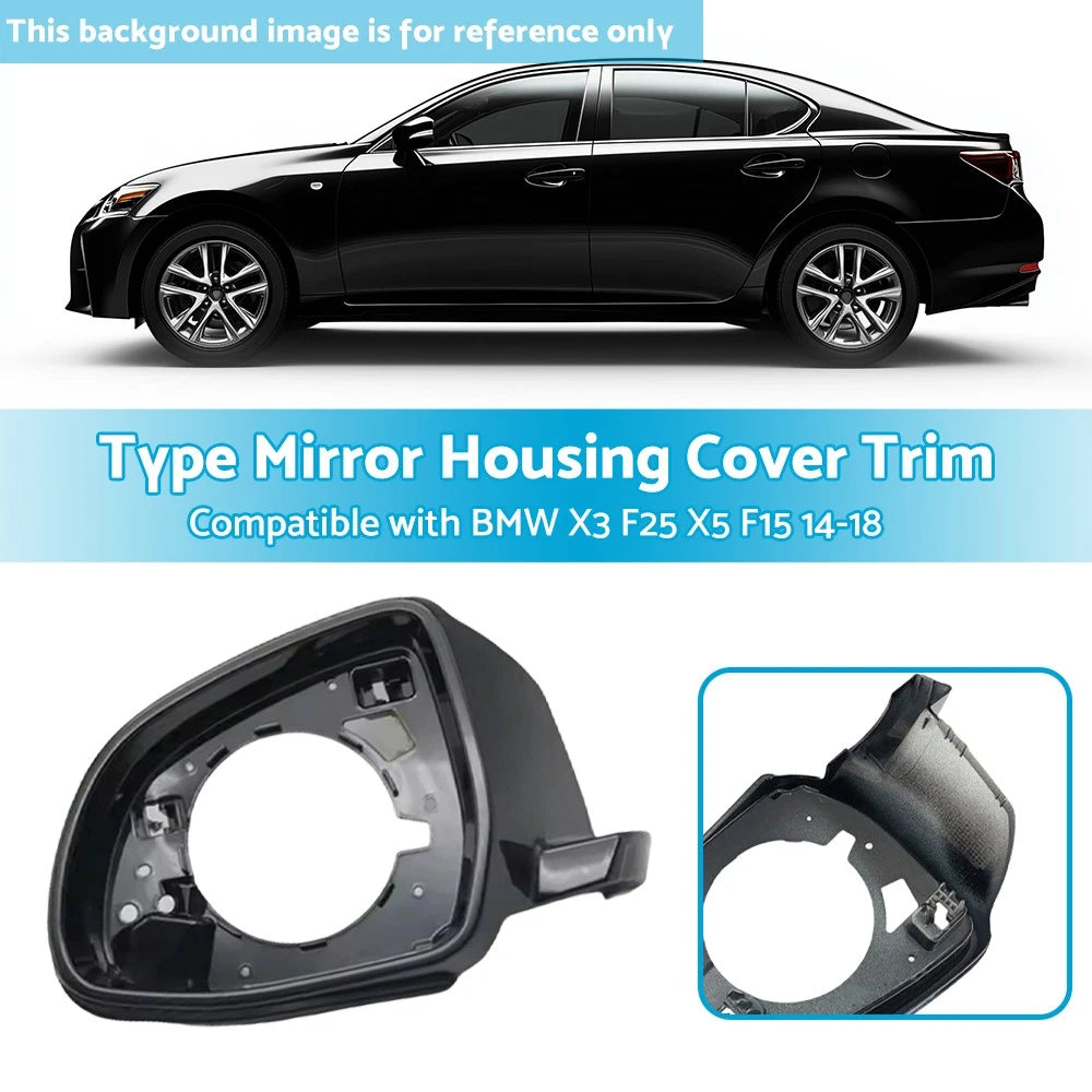 Left Mirror Cap Cover for BMW X3 X5 X4 X6 (2014-2018)