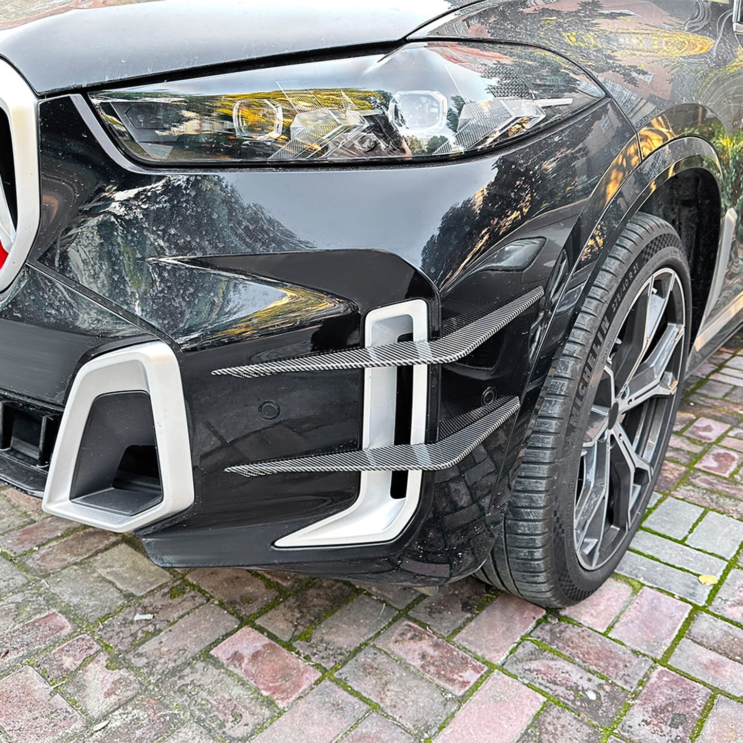 Carbon Look Front Side Air Vent Trim Cover for BMW X5 G05 (2023-2025)