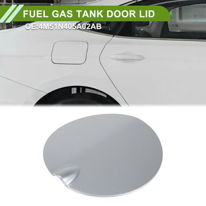 Fuel Tank Door Cap Cover for Ford Focus (2007-2011) Silver Tone
