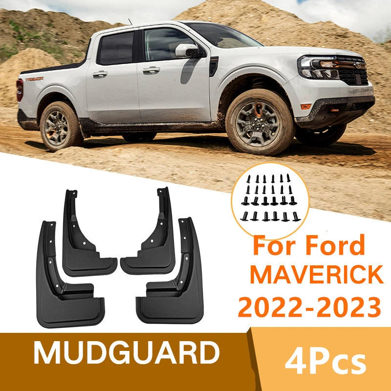 2 x Mud Flaps Splash Guards Fender Mudguard for Ford Maverick (2022–2023)