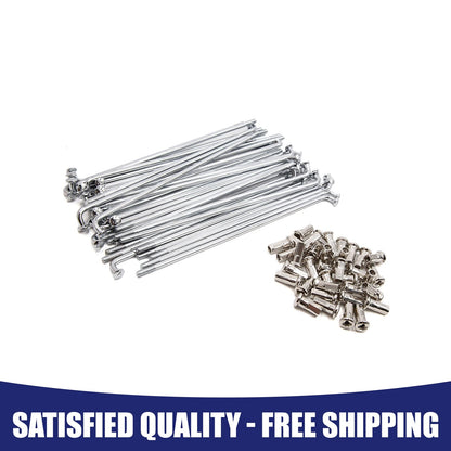 4mm Thread 170mm Motorcycle Wheel Spokes w Nipples for Make Model
