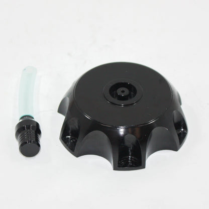 BLACK Alloy Gas Fuel Tank Cap + Breather for 110cc 125cc PIT Trail Dirt Bike