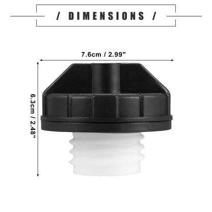 Fuel Tank Filler Cap with Keys for Jeep Wrangler YJ (1991-1995)