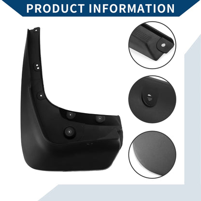 Mud Flaps Splash Guards 1 Set for BMW X6 (2009-2017)