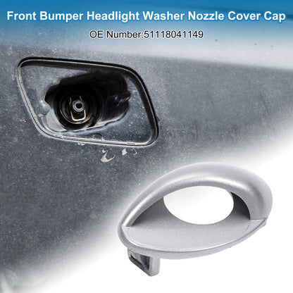 Front Left Bumper Headlight Washer Nozzle Cover Cap for BMW M3 (2008 - 2013)