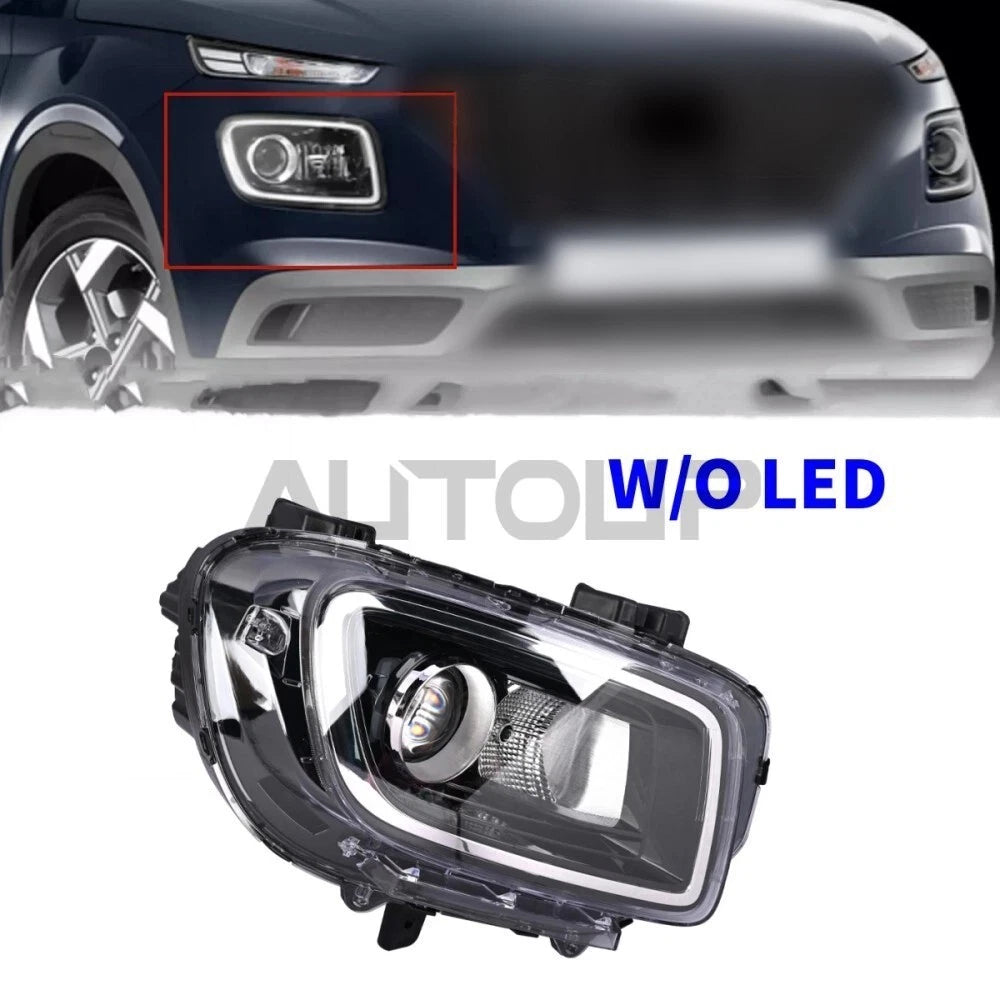 Right Headlamp Halogen Headlight Passenger Side for Hyundai Venue (2020–2023)