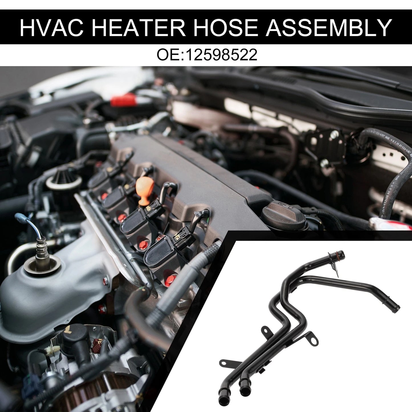 Engine HVAC Heater Hose Assembly for Chevrolet Impala (2006-2011)