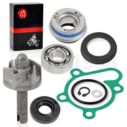 Water Pump Rebuild Kit Impeller Shaft Seal for Yamaha Kodiak YFM450(2003–2021)