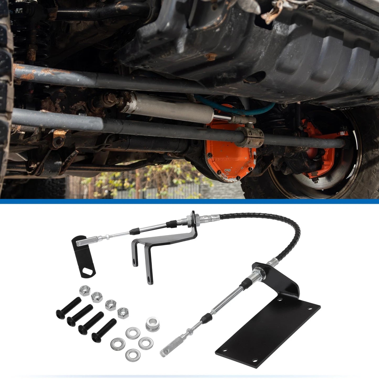 Car Transfer Case Cable Shift Linkage Kit for Jeep Wrangler TJ (1997-2006)