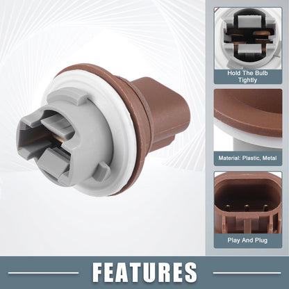 2 x Park & Turn Signal Light Sockets for Dodge Grand Caravan (2011-2020)