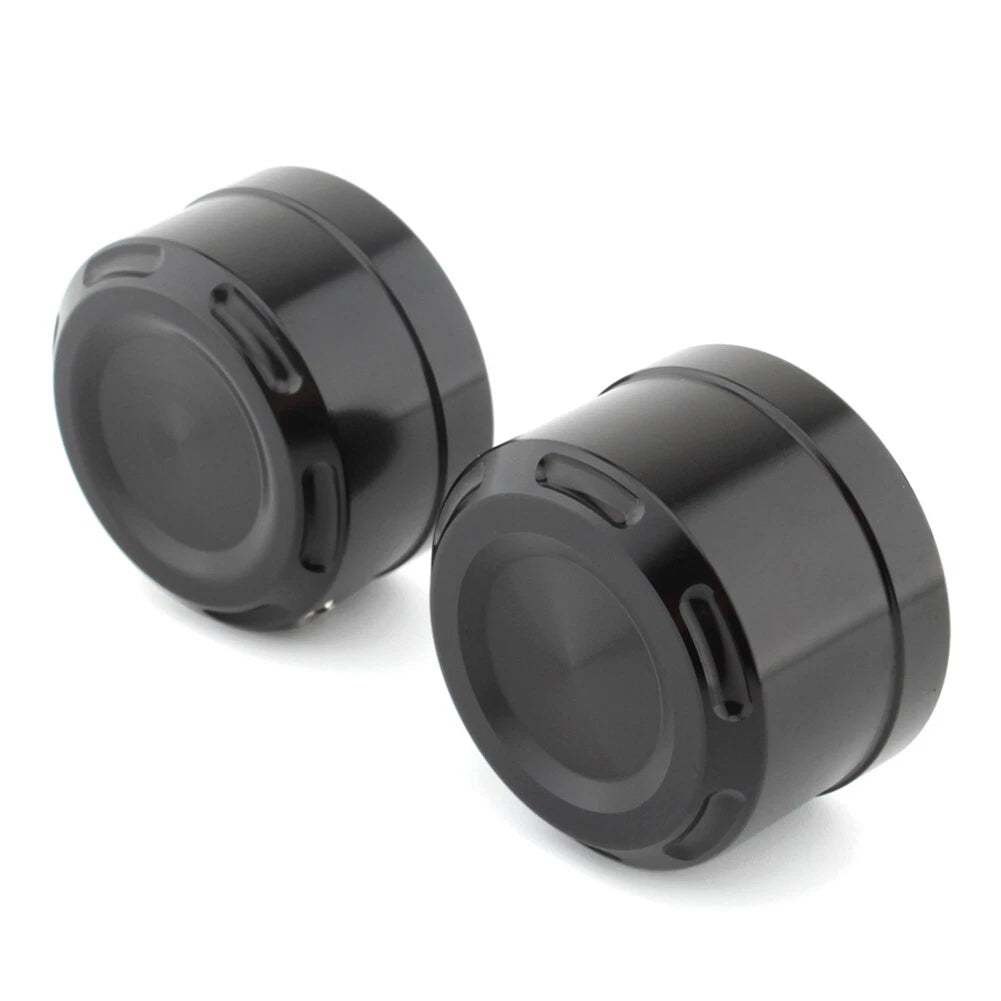 Rear Axle Bolt Nut Cap Covers  for Harley Softail (2018-2023) Black