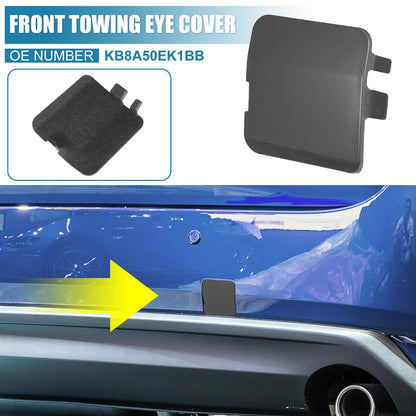 Rear Bumper Tow Hook Cover for Mazda CX-5 (2017-2021) Gray