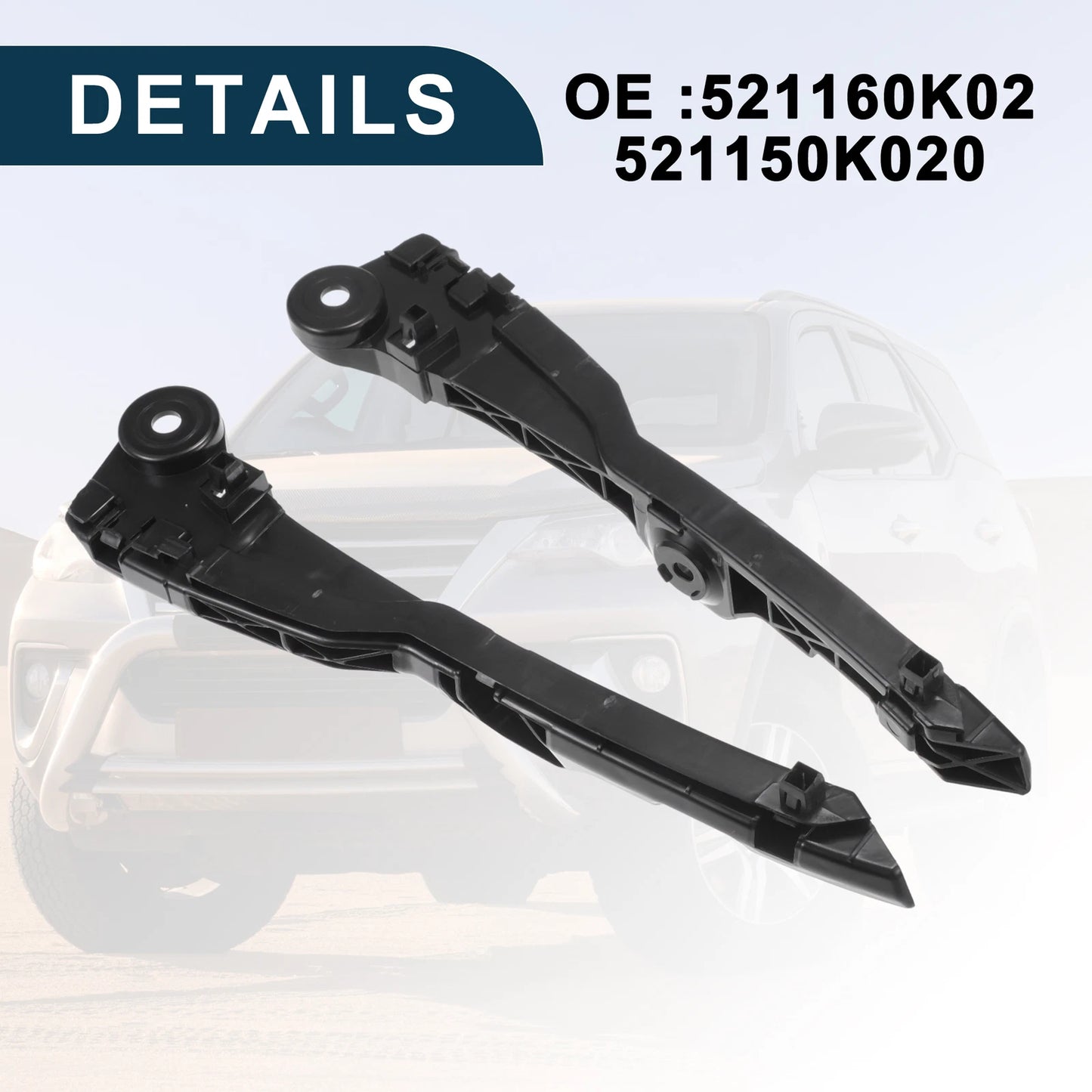 Front Bumper Retainer Bracket for Toyota Fortuner (2015-2023)