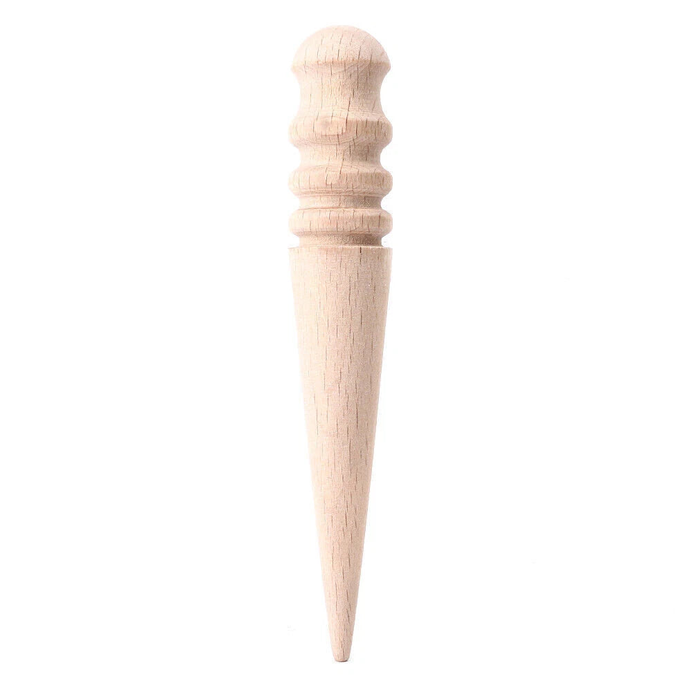 Round Shape Wood Edge Slicker for Leather Edge Polishing - 1pc