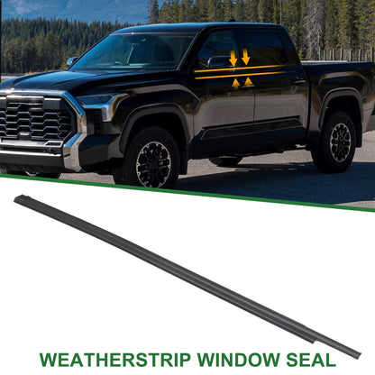 1pc Raer Left Weatherstrip Window Seal for Toyota Tundra (2007–2021)
