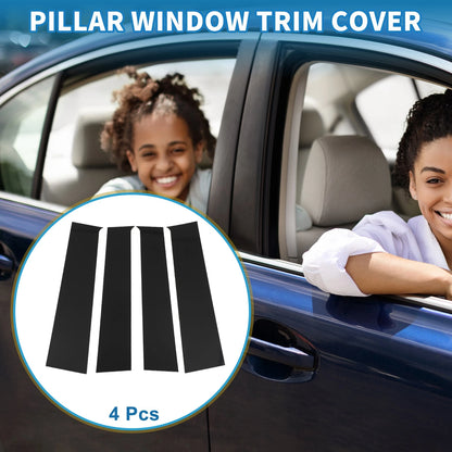 4 x Door Pillar Window Trim for Toyota Tundra (2022–2023)