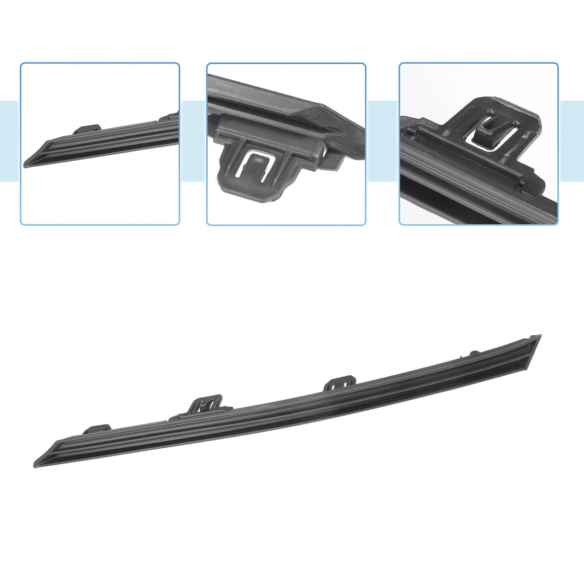 Front Grille Trim for Toyota (2016-2023) - Black Lower Bonnet Bumper Grill