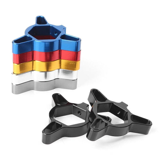 2 x Hexagon Anodized Front Fork Preload Adjusters Kit for Honda Yamaha