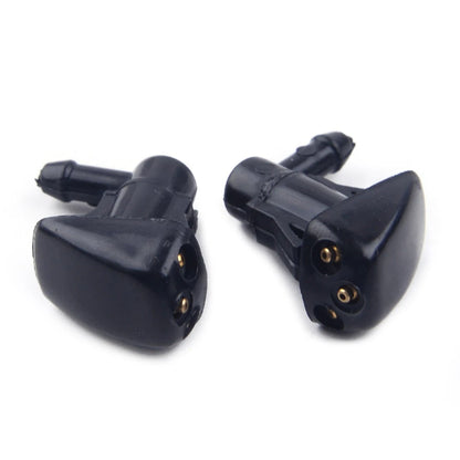 2 x Black Windshield Wiper Nozzles for Hyundai Kia Sportage (2011-2016)