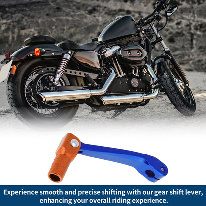 Folding Shifter Lever for Honda CRF150F (2003-2017) - Blue & Orange