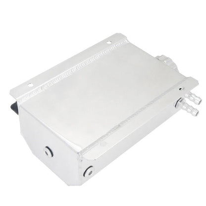 2L Aluminum Coolant Radiator Overflow Tank for Universal Vehicles