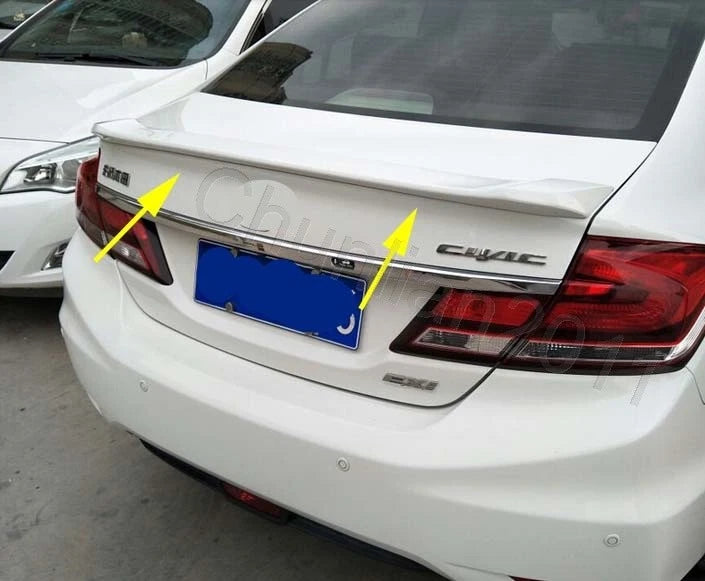Factory Style Spoiler Wing ABS for Honda Civic 4DR Sedan (2012-2013)